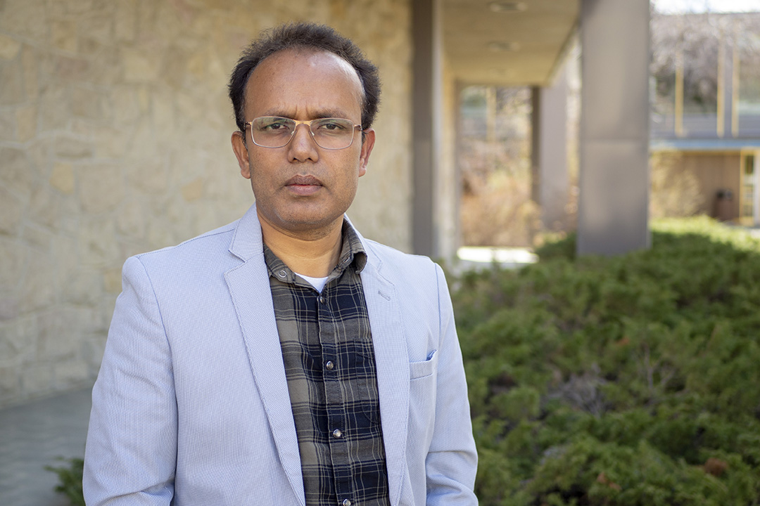 Dr. Chanchal Roy (PhD) is a professor in the College of Arts and Science's Department of Computer Science. (Photo: Chris Putnam)
