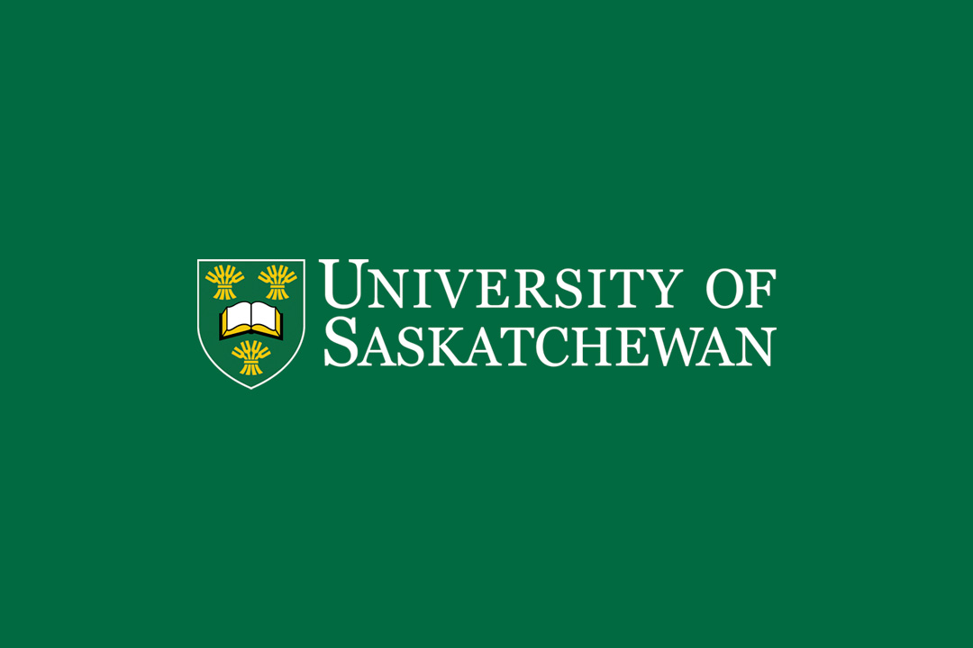 University of Saskatchewan logo on dark green background