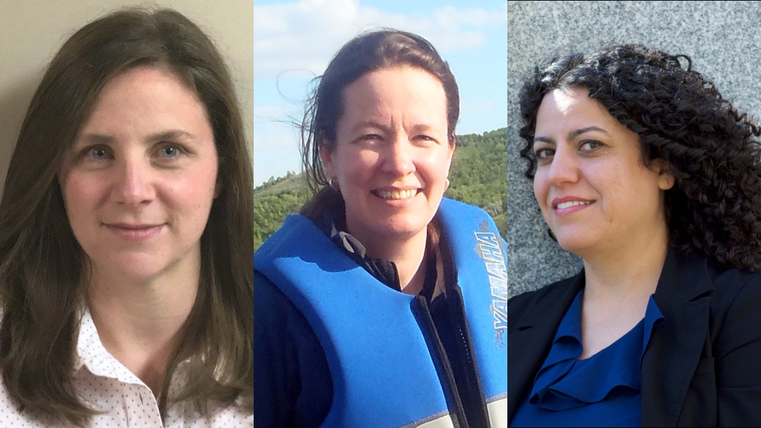 Drs. Jenny-Lee Thomassin (left), Helen Baulch (middle) and Asmahan AbuArish (right). 
