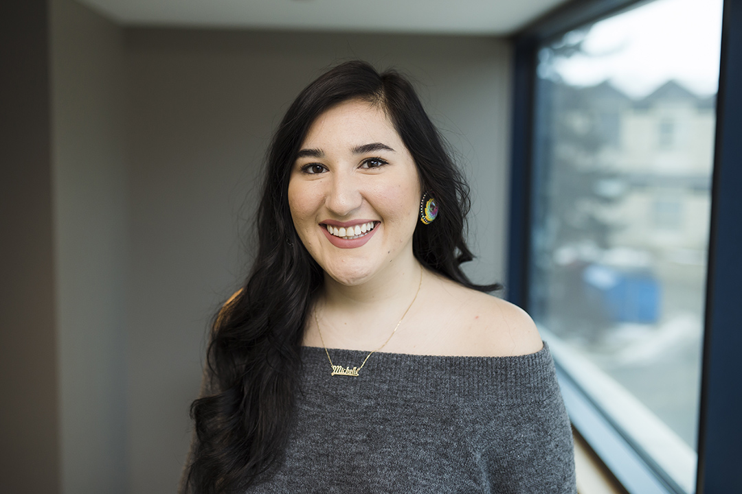 Michelle Zinck is receiving an award for academic excellence at this year’s Indigenous Student Achievement Awards. (Photo: Carey Shaw)