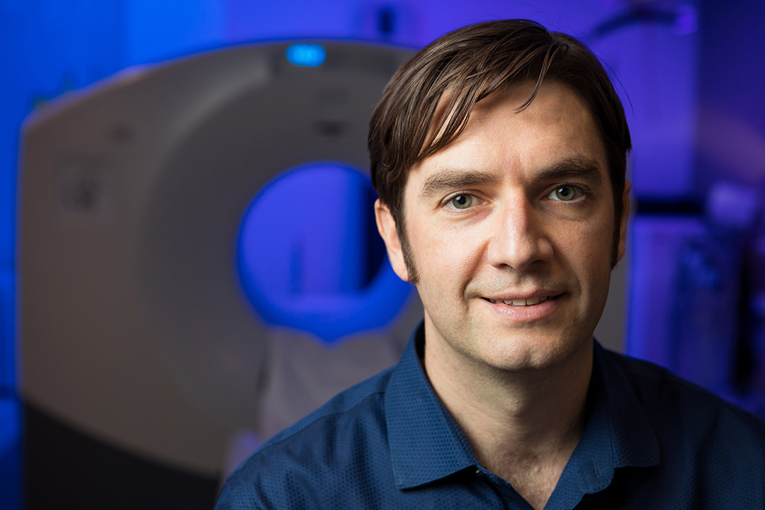 Dr. Steven Machtaler (PhD), assistant professor in the Department of Medical Imaging in the College of Medicine, is exploring ultrasound microbubbles technology. (Photo: Submitted)