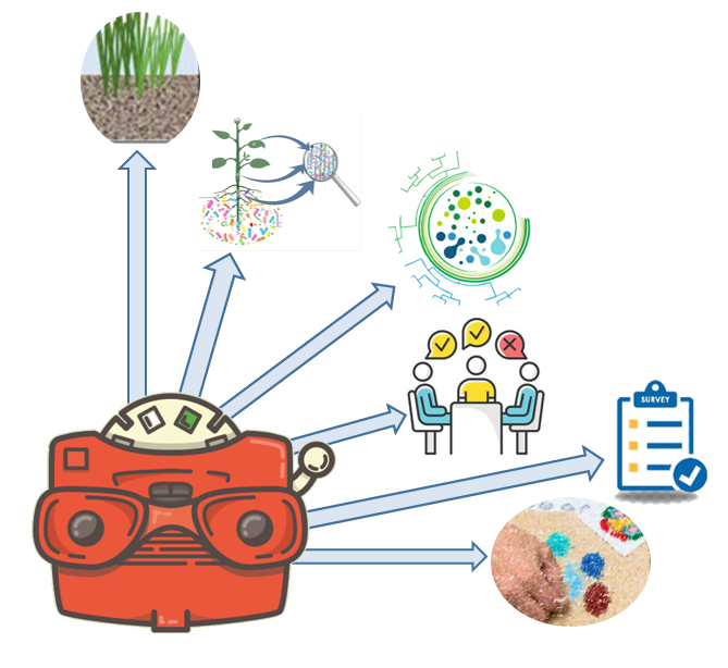 Examining the feasibility of genomics-enhanced treatment wetlands through multiple lenses. (Image credit: Lori Bradford, January 2021). 