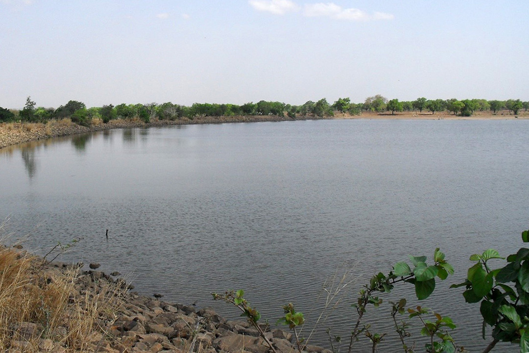 A small-scale reservoirs in northern Ghana (Photo: Margaret Akuriba)