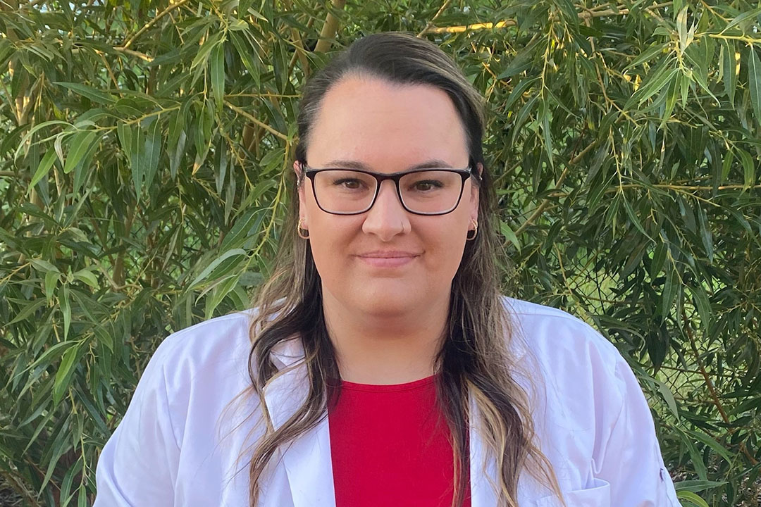 Taylor Eagle, who is pursuing a master's degree in archaeology, first became interested in rheumatoid arthritis as a teenager when her mother was diagnosed with the disease. 