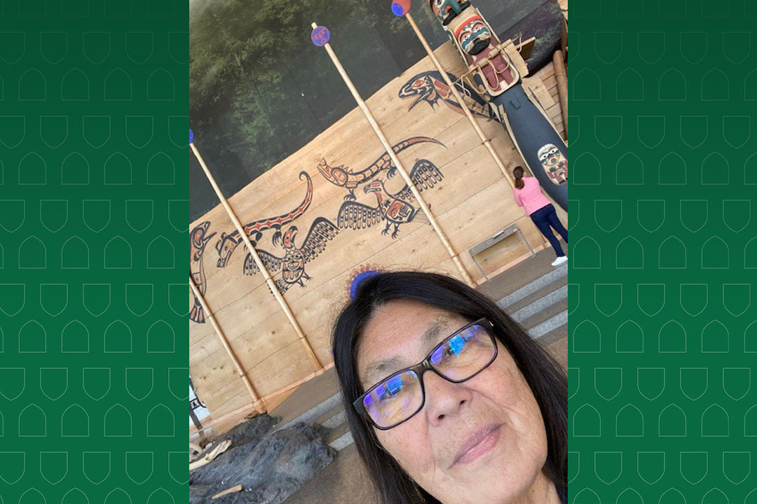 Dr. Priscilla Settee (PhD) is pictured at the Canadian Museum of History in Gatineau, Que., where she consulted on climate issues with Environment and Climate Change Canada in early October. (Photo: submitted) 