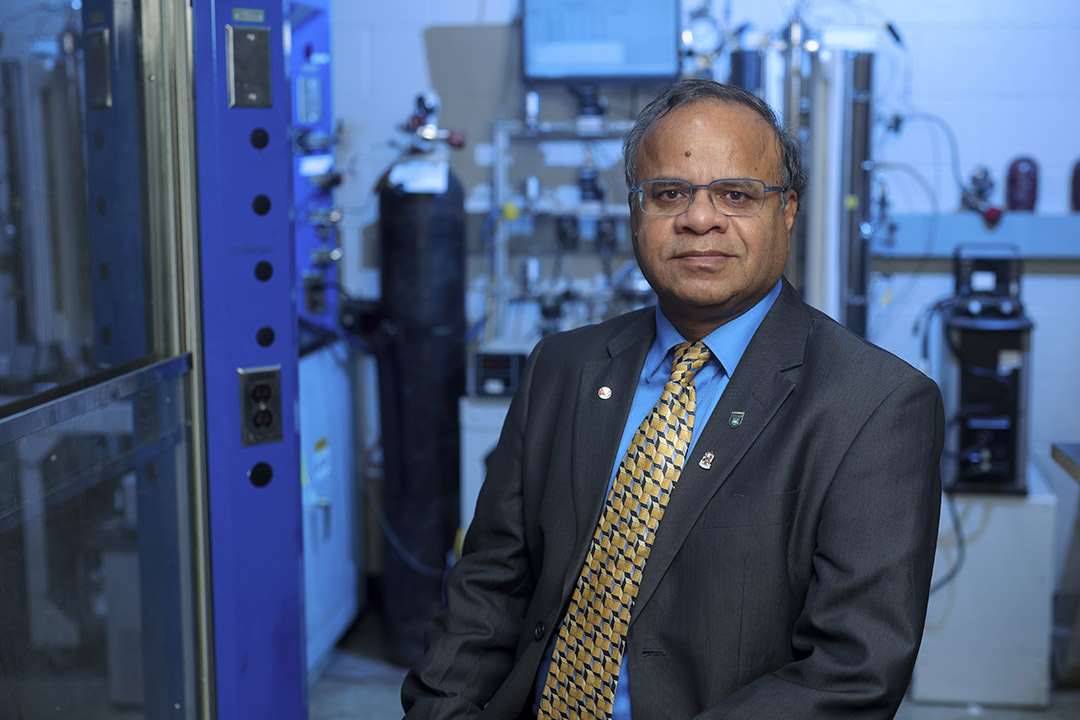 USask researcher Dr. Ajay Dalai (PhD). (Photo: USask College of Engineering)