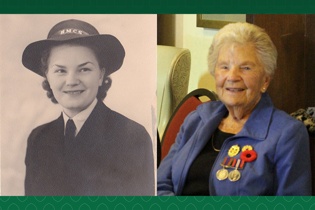 Alice Adams (BA’48) turns 100 on April 21, 2022. (Photos: Submitted)