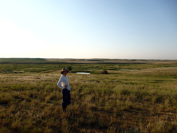 Irini Soubry has examined commercial rangelands around Burstall, Sask. (Photo: Submitted)