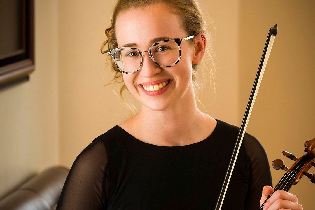 Drusilla Waltz has performed with various ensembles and groups, including the Saskatoon Symphony Orchestra, the Saskatoon Youth Orchestra and the USask Chamber Ensemble. (Photo: Dirk Brouwer Photography)