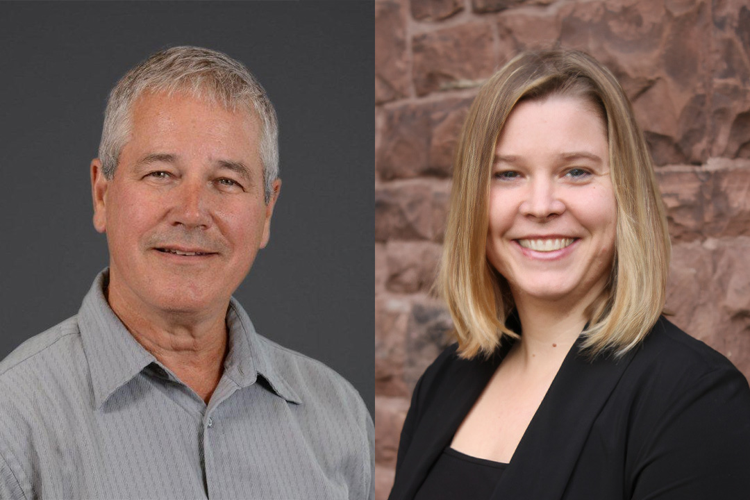 (From left): Dr. John Gordon (PhD) and Dr. Jennifer Lang (PhD) are leading the Health and Wellness signature area of research. (Photos: submitted)