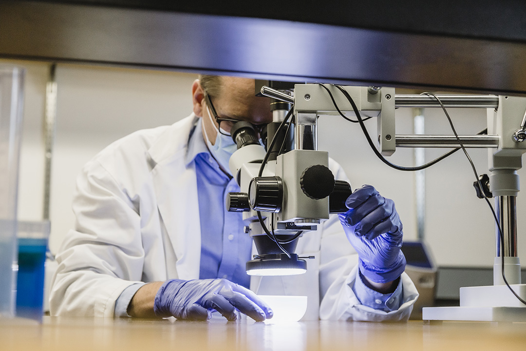 Dr. Markus Brinkmann is a professor in USask’s School of Environment and Sustainability. (Photo: Carey Shaw)