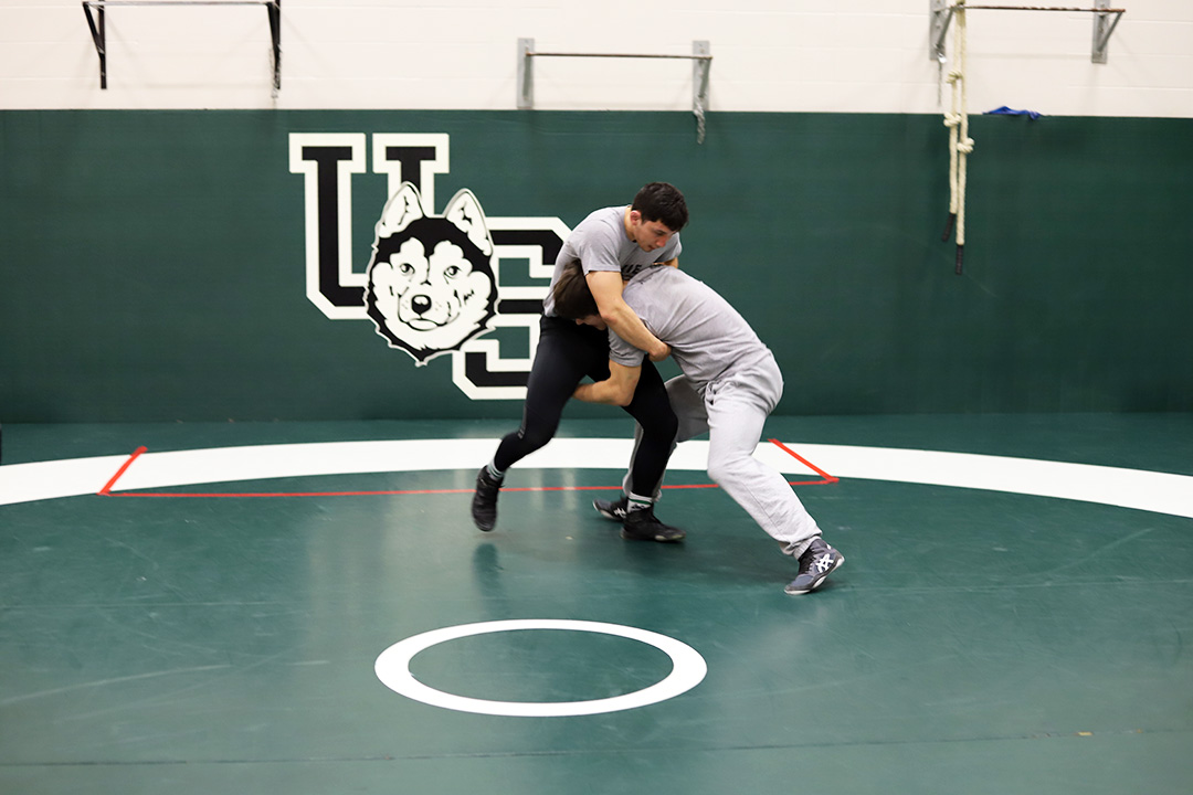 Huskie Athletics wrestler and USask student Bohdan Titorenko is fundraising to bring his family to safety in Canada. (Photo: Submitted)