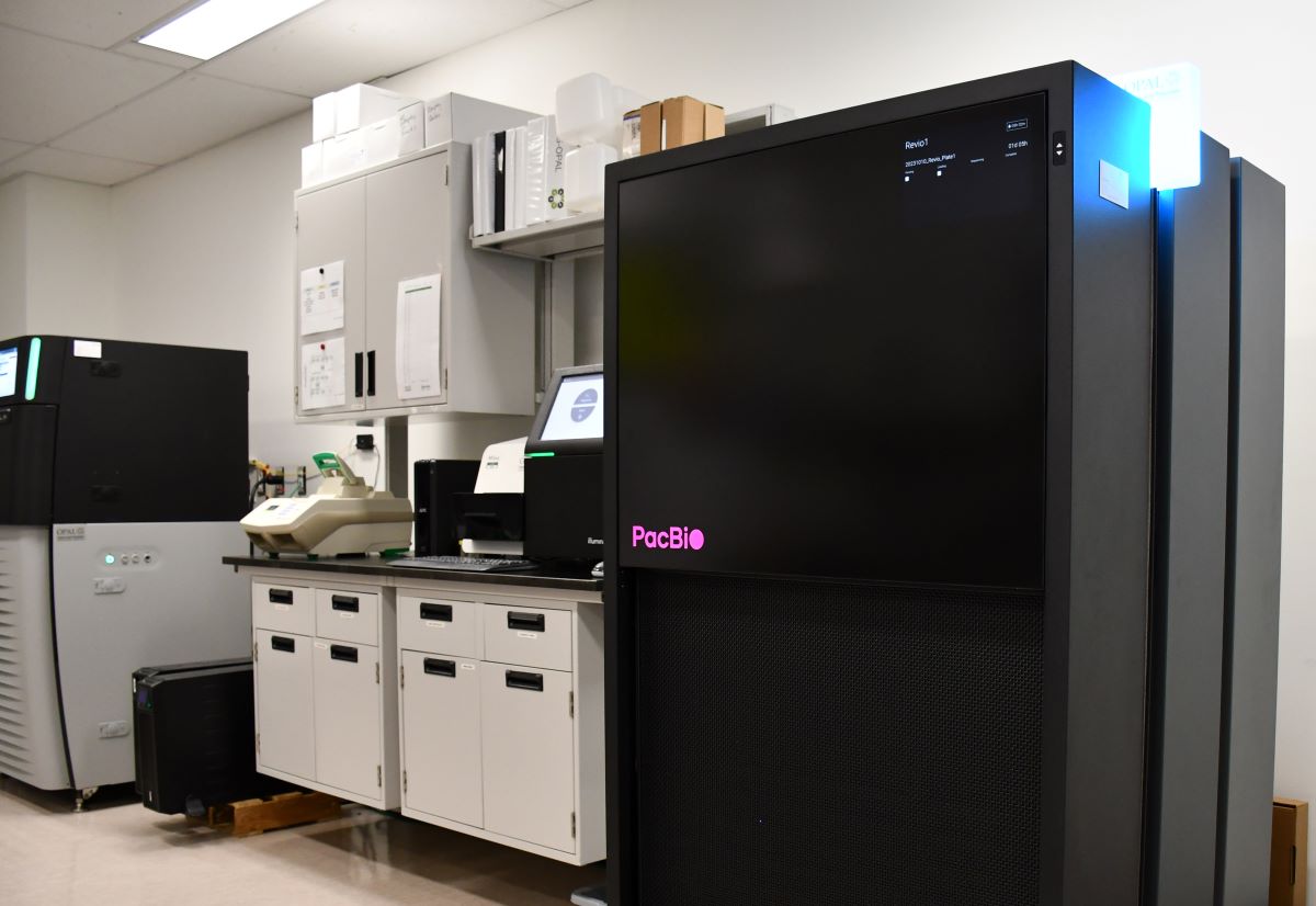OPAL is the first lab in Western Canada equipped with PacBio’s new Revio DNA sequencer. (Photo: Submitted)