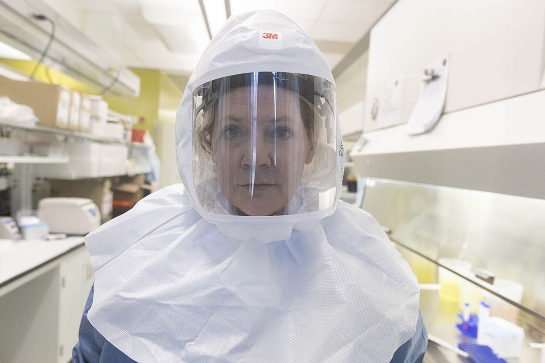 Dr. Angela Rasmussen (PhD) and her team will study the host responses to mpox infection that lead to specific disease outcomes. (Photo: David Stobbe)