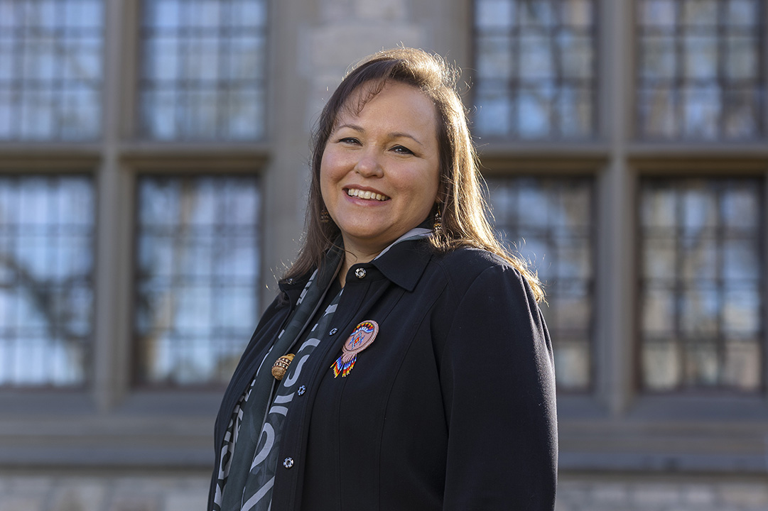 Dr. Angela Jaime (PhD) has been appointed to the role of vice-provost, Indigenous engagement for a five-year term. (Photo: David Stobbe)