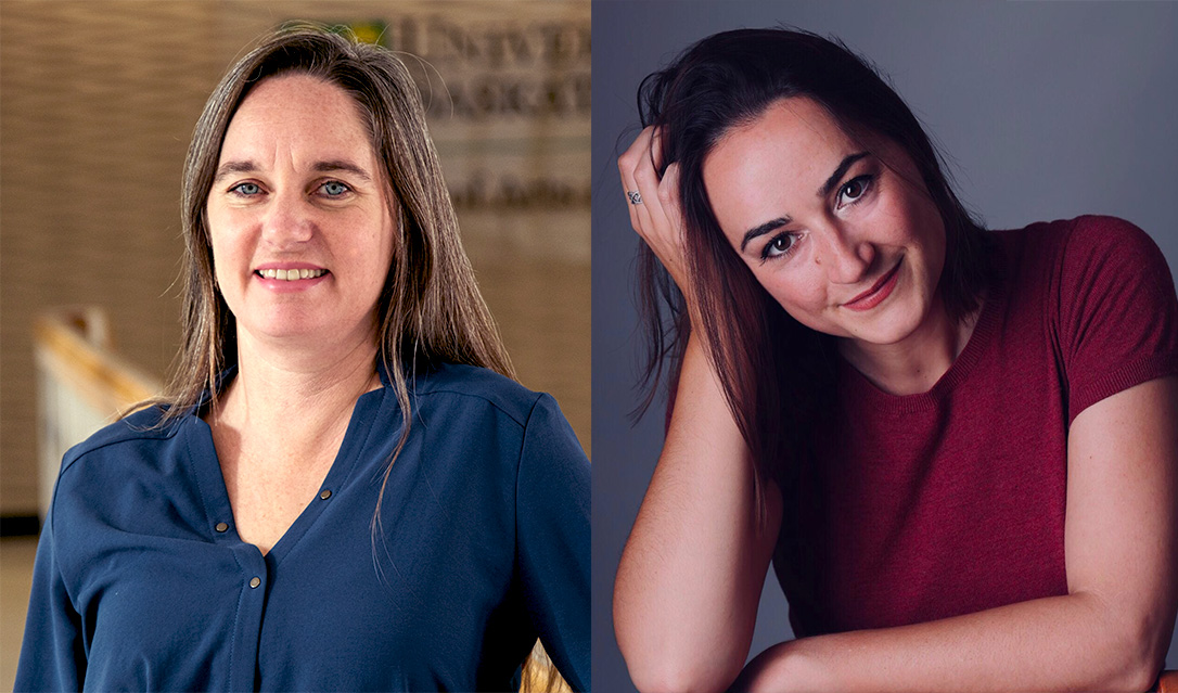 USask historian Prof. Erika Dyck, Canada Research Chair in the History of Health and Social Justice, and Dr. Zoë Dubus, 2023 USask Banting Postdoctoral Fellow (credit: submitted)
