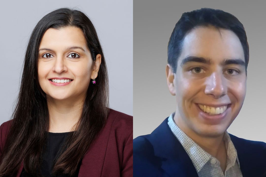 Dr. Megha Bajaj (PhD) and Dr. Ben Scott (PhD) will lead the innovative GIFS engineering biology platform. (Photos: Submitted)
