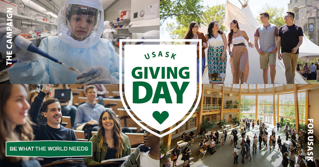 Thanks to gifts from a number of generous USask alumni, donations to featured projects on Sept. 12 will have the opportunity to be matched. 