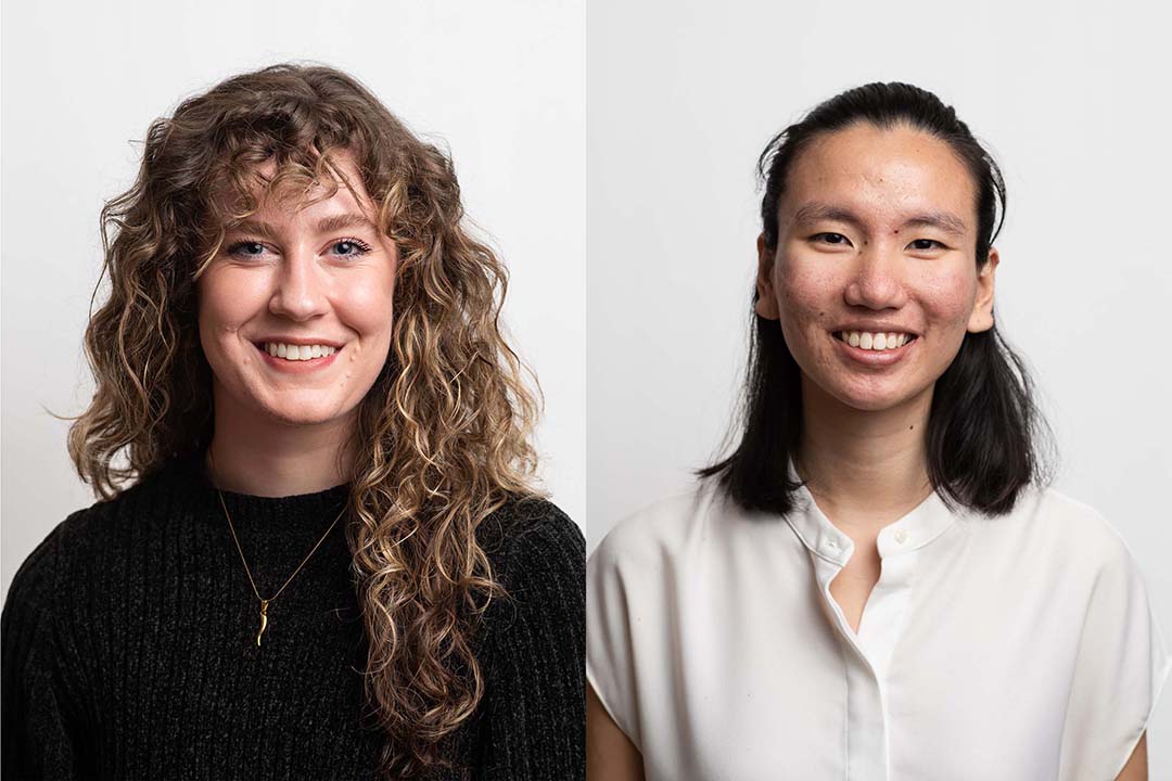 USask graduates Julia Morelli and Minh Au. (Photos: Submitted)