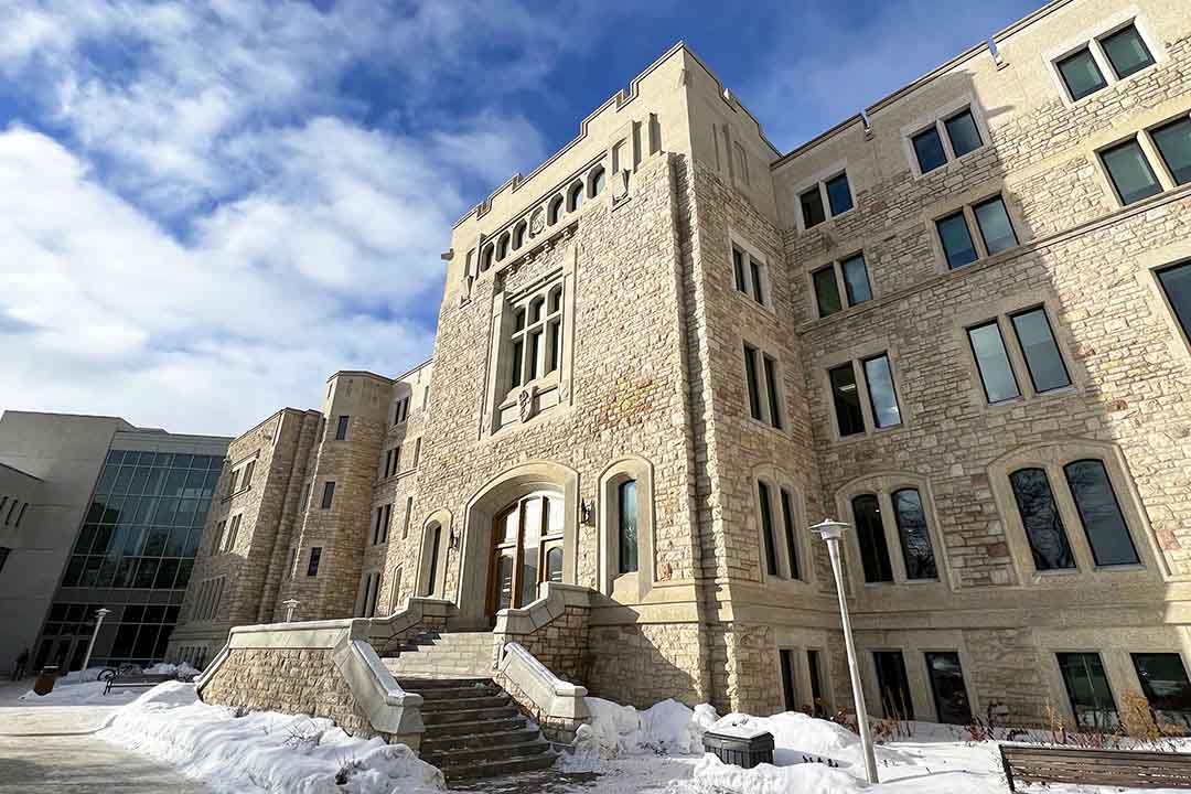 College of Medicine building on USask campus. (Photo: Chris Morin)