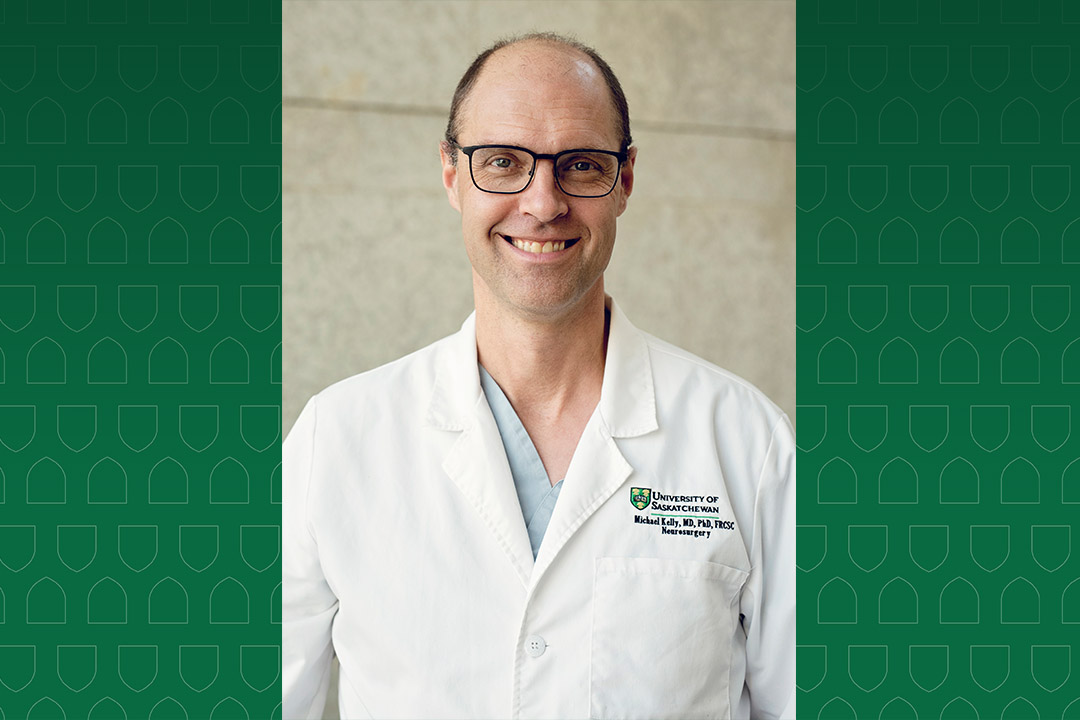 Dr. Mike Kelly (MD) will lead the efforts to improve and enhance neurosurgery care in Saskatchewan. (Photo: USask)