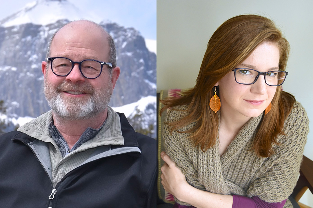 USask researcher Dr. Roger Pierson (PhD) and alumna Dr. Hannah Pierson (PhD). (Photo: Submitted)