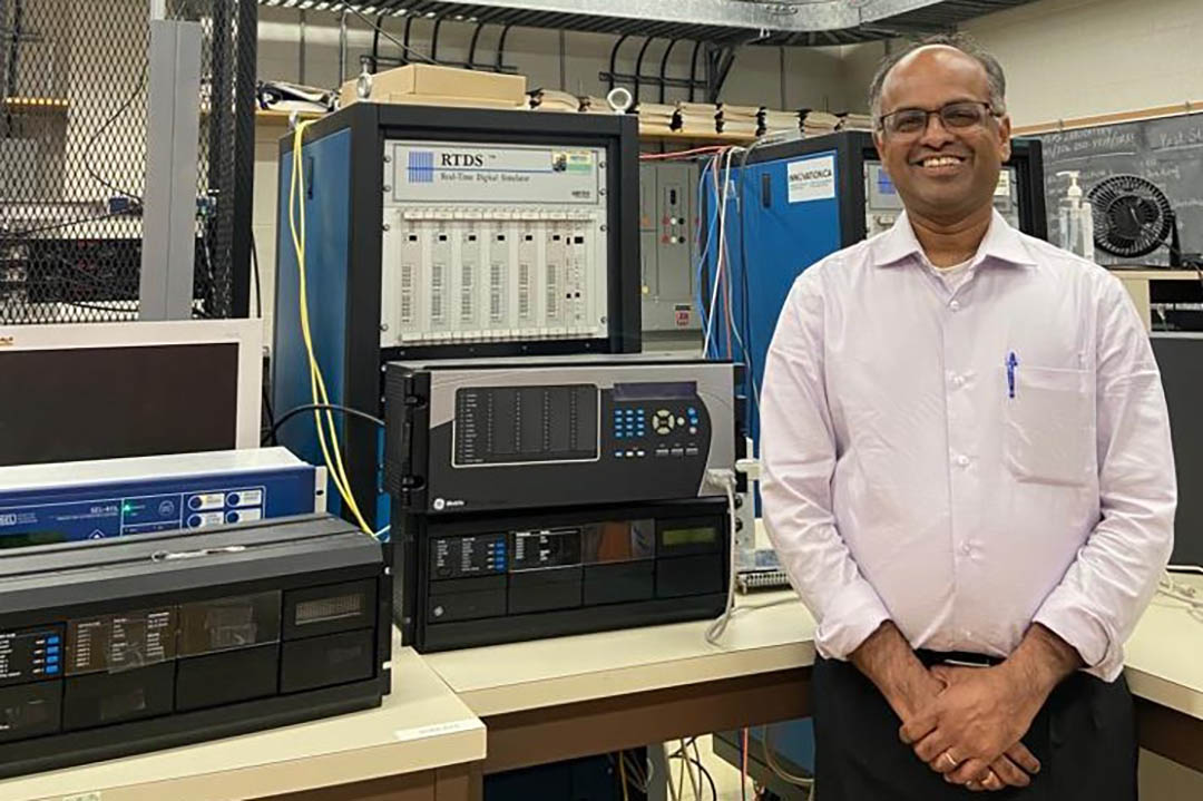 USask’s Dr. Rama Gokaraju (PhD) will investigate electrical, digital control rooms, and cyber security issues surrounding SMRs.  (Photo: Submitted)
