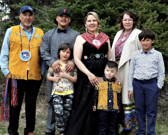 Twenty-six students from the Cree Teacher Education Program gathered on May 6 to celebrate the completion of their Bachelor of Education degrees from USask. (Photo: Submitted by Connor Jay)