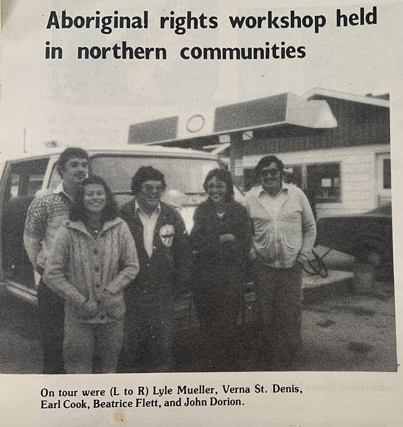From the September 1978 edition of the New Breed magazine, this photo features Dr. Verna St. Denis (PhD) as a young student researcher working for the Association of Métis and Non-Status Indians of Saskatchewan in the summer of 1978. (Photo: Submitted)