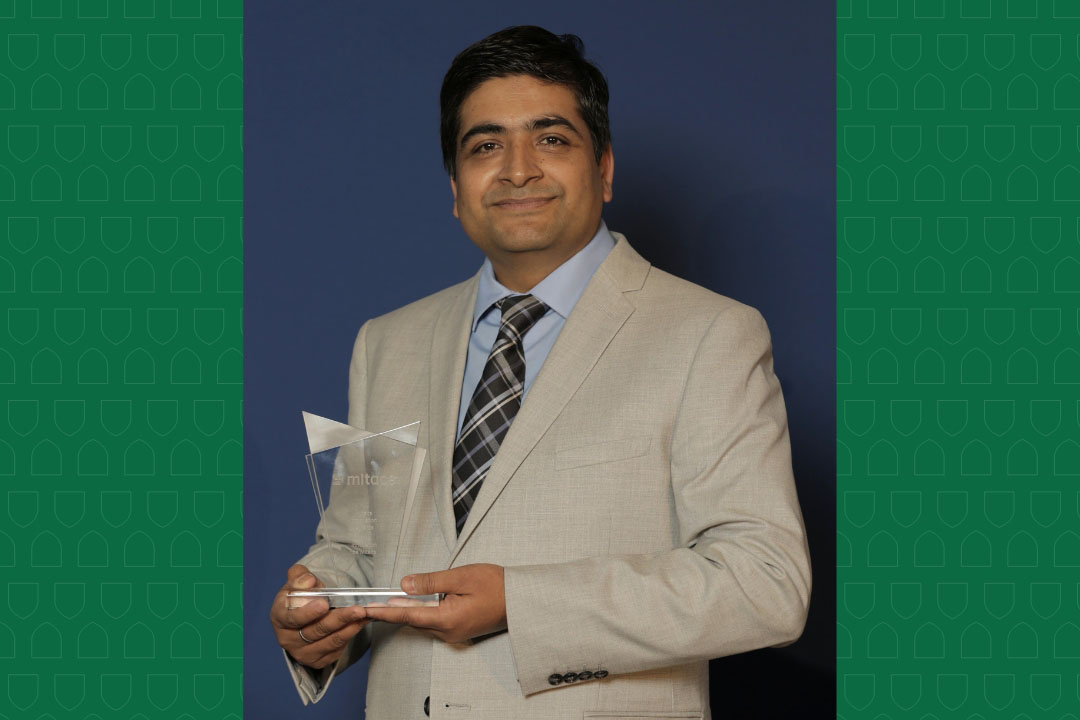 Dr. Bishnu Acharya (PhD) has been awarded the prestigious Mitacs Innovation Award