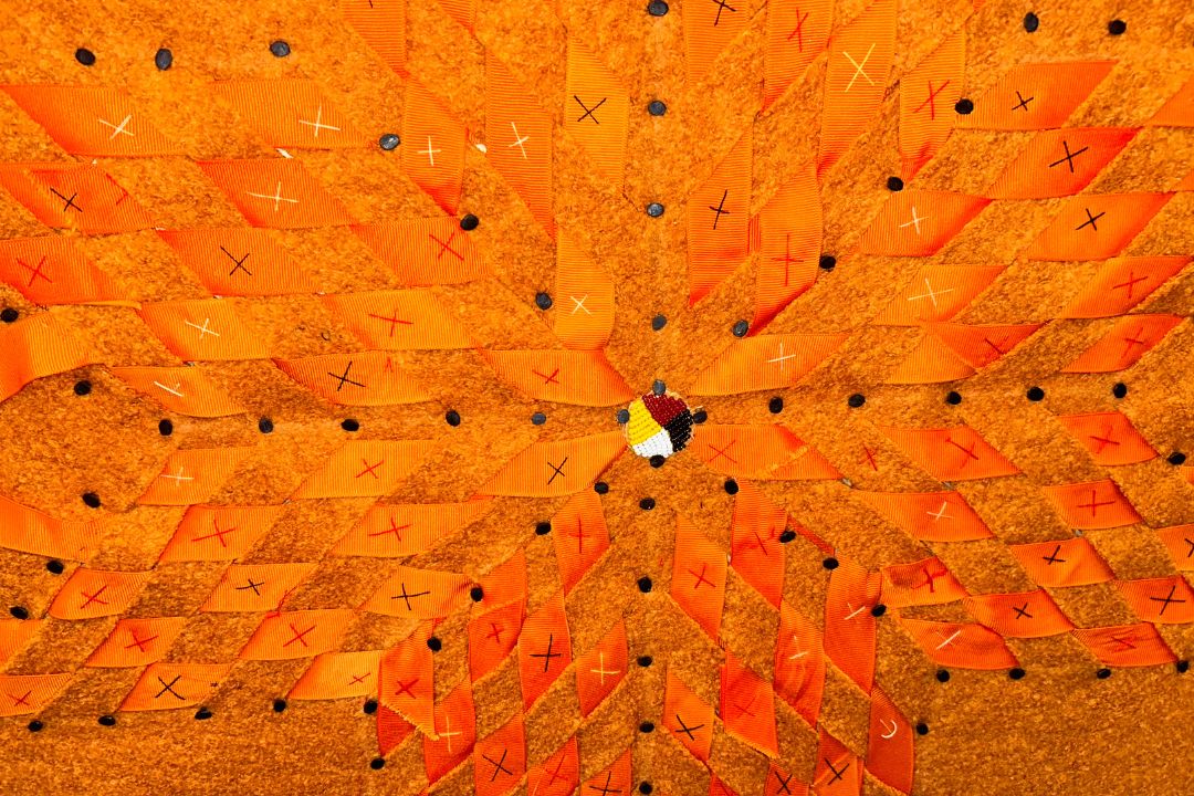 Image of orange star blanket.