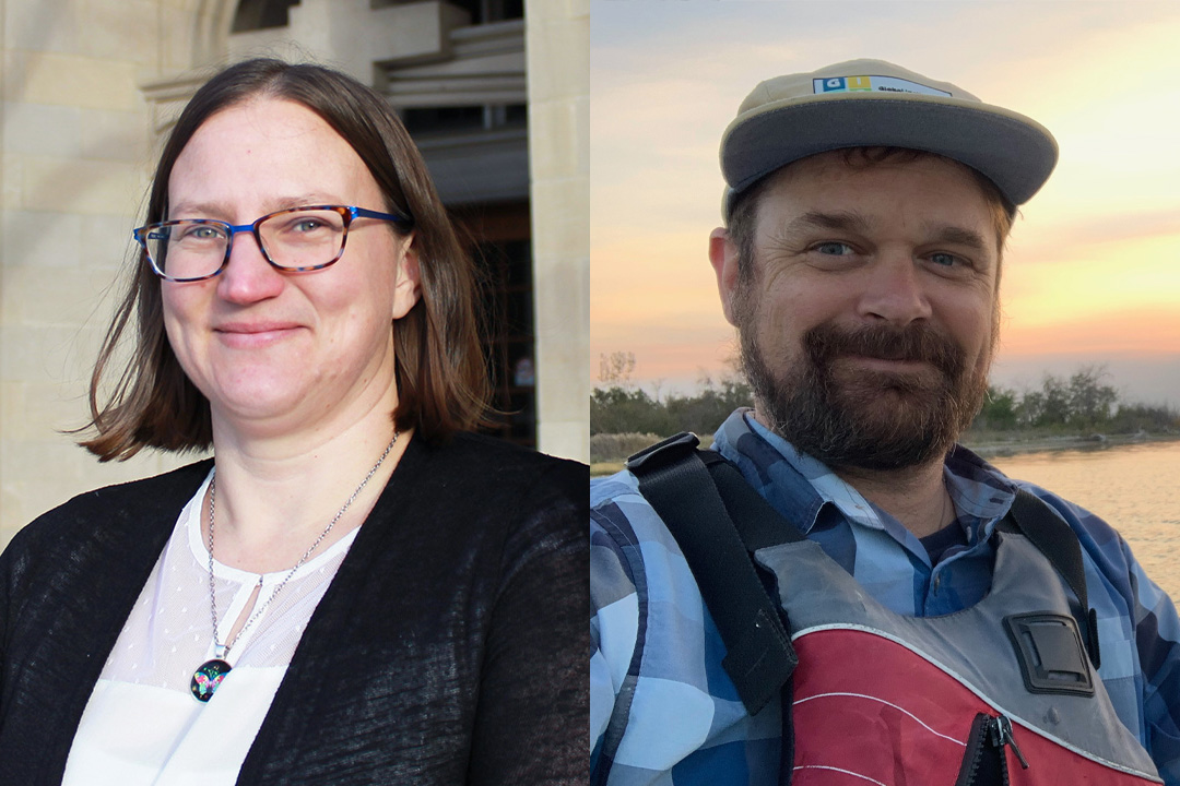 From left: Dr. Lori Bradford in the Ron and Jane Graham School of Professional Development in the College of Engineering and Dr. Graham Strickert with the School of Environment of Sustainability, and Global Institute for Water Security. (Photos: Submitted)