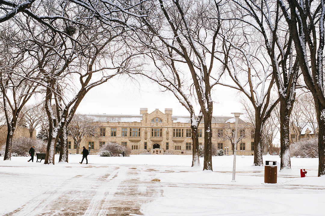 The University of Saskatchewan in the winter