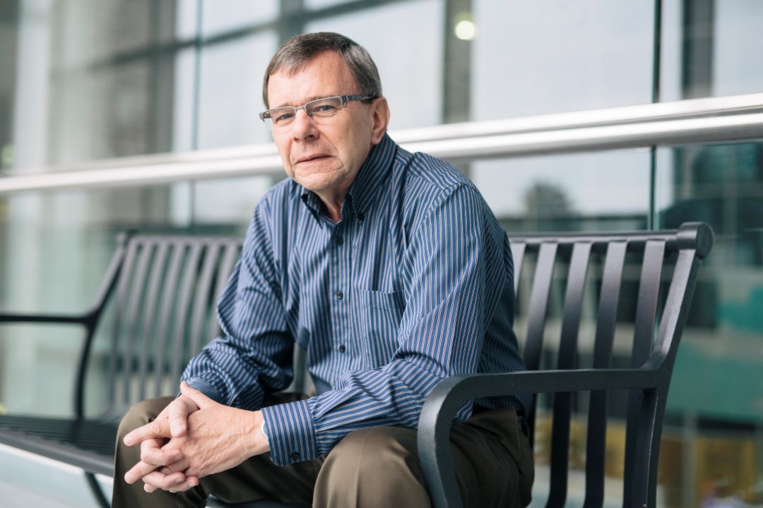 Dr. Bruce Coulman, USask alumnus and professor emeritus in the College of Agriculture and Bioresources has been inducted into the Canadian Agricultural Hall of Fame (credit: USask/David Stobbe)