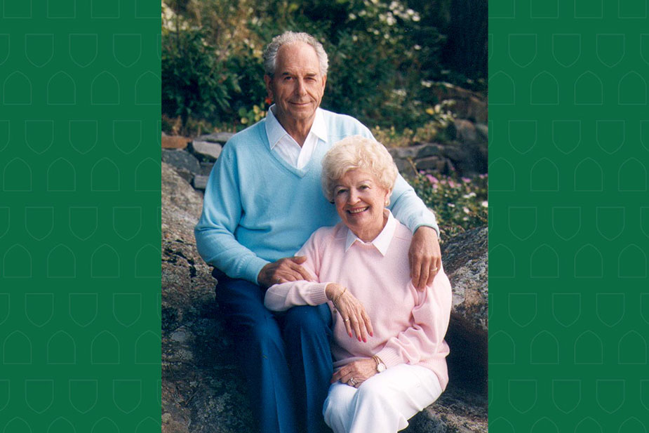 (Photo: Submitted. The late D’Arcy Sweeney, pictured here with his wife, Virginia, has left a legacy gift of $200,000 to support USask students in financial need.)