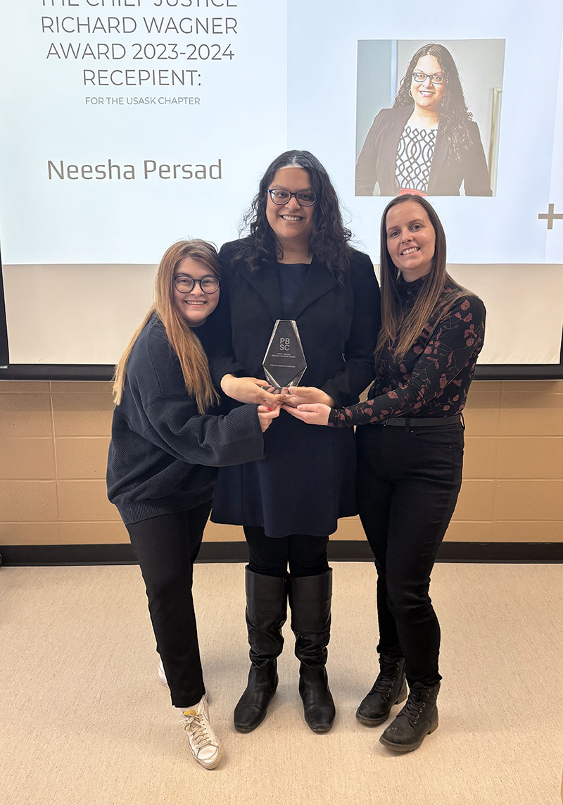 Neesha Persad has based her student career around working in the community – and has now received some prestigious commendations for it. (Photo: Submitted)