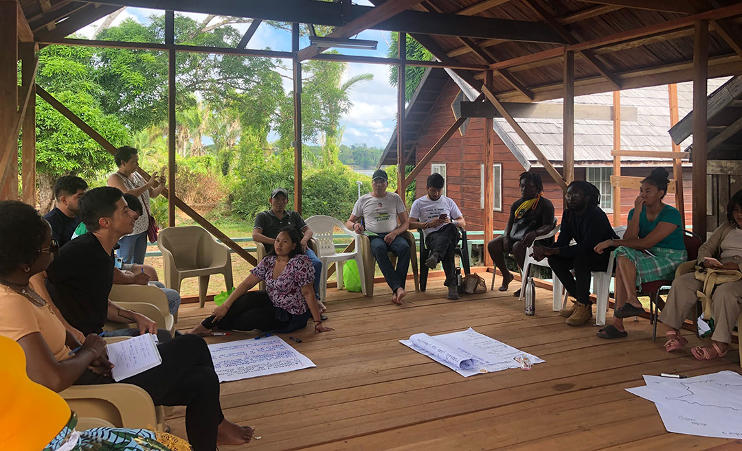 Youth leaders from Colombia, Suriname, and Bolivia gathered in Suriname to collaborate on protecting and preserving tropical rainforests. (Photo: Jim Robson)