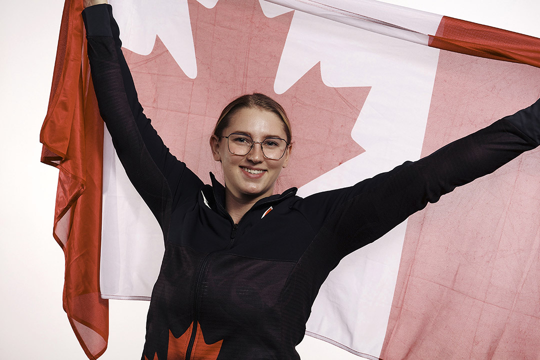 USask agribusiness alum Julie Kozun is a member of Canada’s sitting volleyball team that is heading to the Paris Paralympics. (Photo: Volleyball Canada)