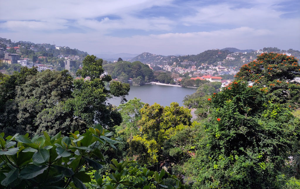 From left, Dr. Roshan Madalagama (BVSc, PhD) and Dr. Joseph Rubin (DVM, PhD) at the University of Peradeniya in Kandy, Sri Lanka. (Photo: WCVM Today)