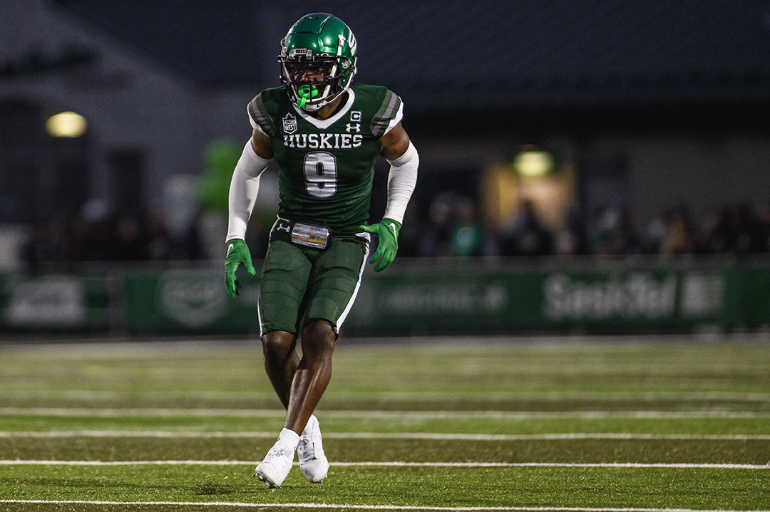 Huskie’s Football defensive back Katley Joseph is currently a master’s student in the USask College of Education. (Photo: Electric Umbrella)