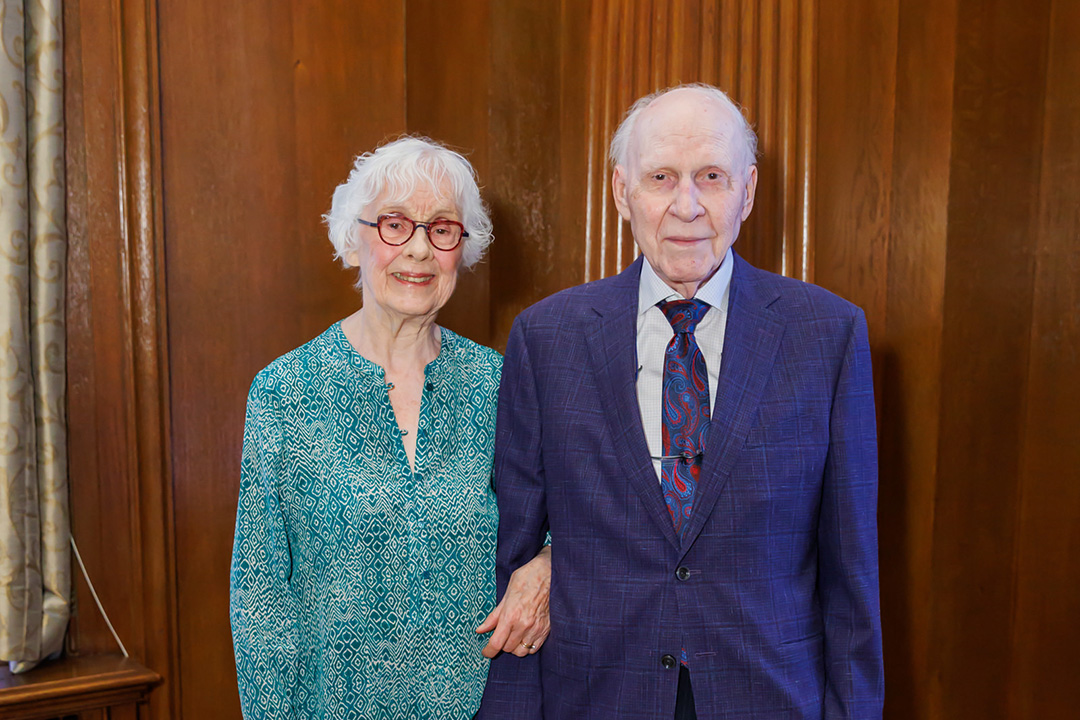 Pat and Roman Shklanka at the USask Vancouver Alumni and Friends Reception on April 23, 2024.