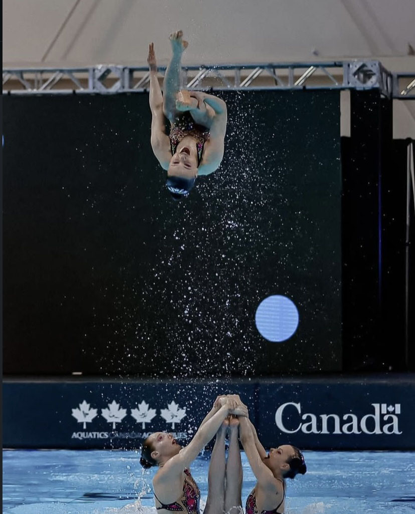 Sydney Carroll of the University of Saskatchewan is a member of the national artistic swimming team that will compete in the Paris Olympics. (Photo: Canada Artistic Swimming)