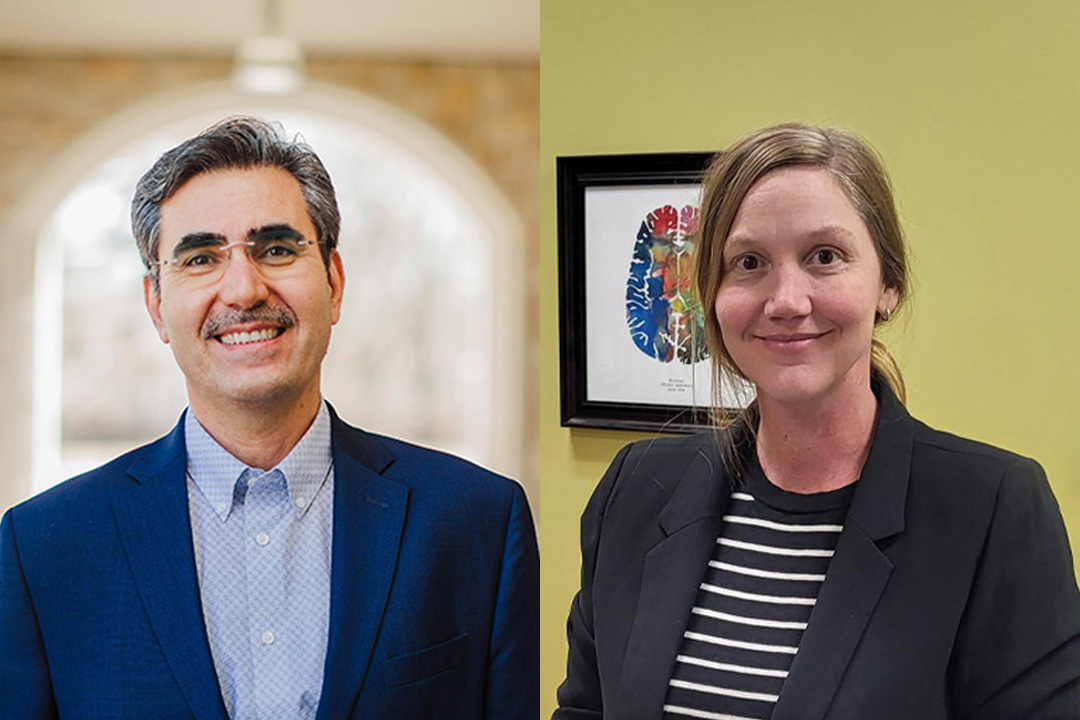 From left: Dr. Hassan Vatanparast (MD, PhD) of the College of Pharmacy and Nutrition, and Dr. Sarah Donkers (PhD) of the School of Rehabilitation Science. (Photos: Submitted)