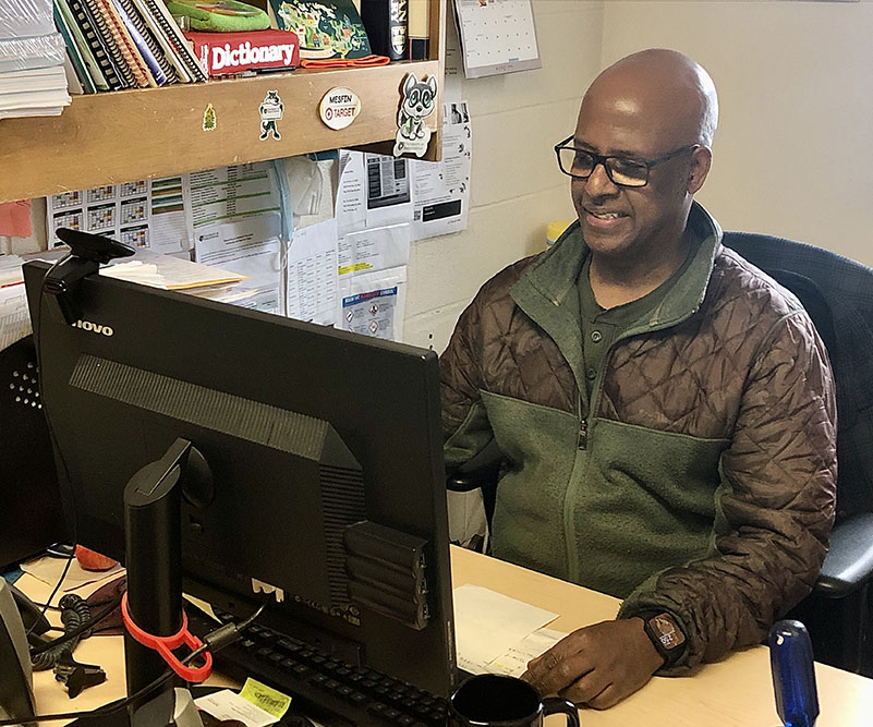 Mesfin Gossa, manager of Residence Services at the University of Saskatchewan (USask). (Photo: James Shewaga)