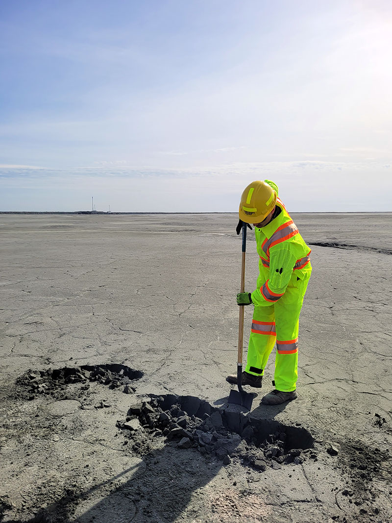 Levi Lundell, graduate student in the Collage of Agriculture and Bioresources, is investigating the role of boral plants in metal mine remediation. (Photo: Submitted).