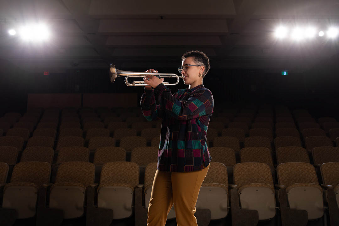 Hanna Hashi, who won top prizes at several performing arts festivals, is graduating this spring from USask with a Bachelor of Music in Music Education. (Photos: Chris Putnam)