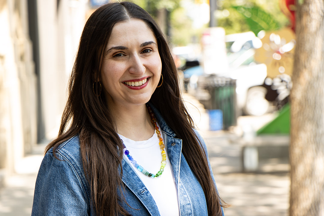 Leah Horlick (BA'10) found her passion for words while at USask. (Photo by Kristen McEwen)