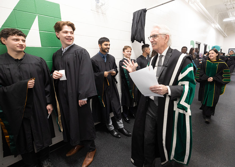  nearly 1,000 students crossed the stage at Merlis Belsher Place 