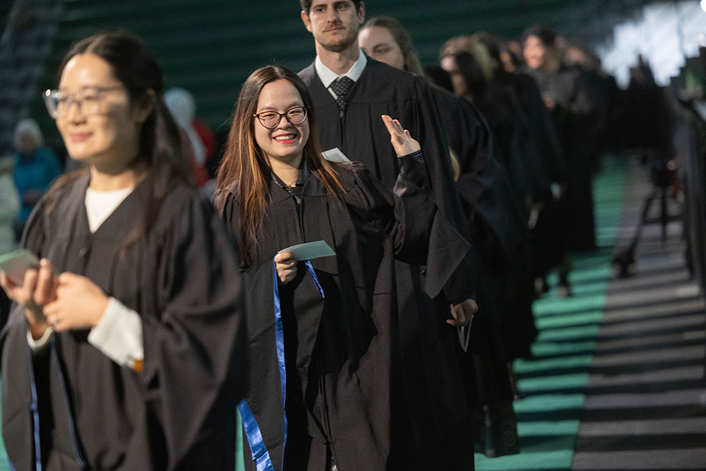  nearly 1,000 students crossed the stage at Merlis Belsher Place 