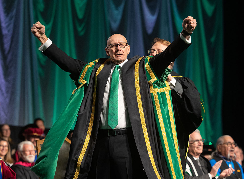  nearly 1,000 students crossed the stage at Merlis Belsher Place 